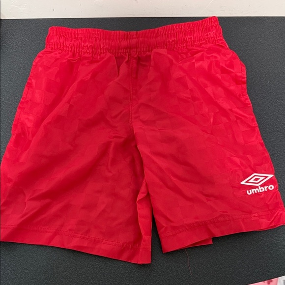 Umbro Vibrant Red Athletic Shorts - Picture 1 of 2